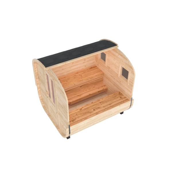 Fasssauna / Gartensauna / Banja / Quadro 2,4 m